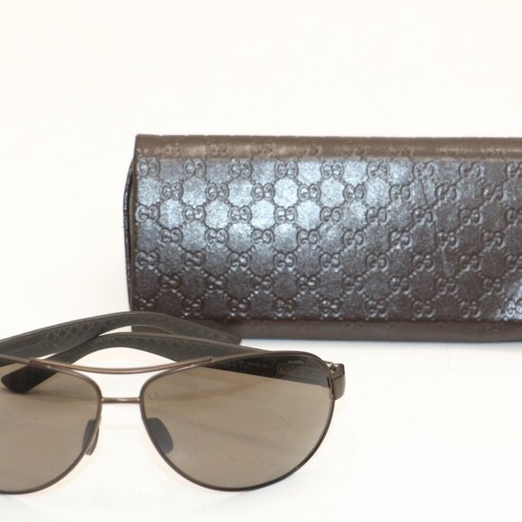 Gucci GG Men's Sunglasses 2246/S 4VJSP 65/13 125 - Brown - Picture 1 of 16